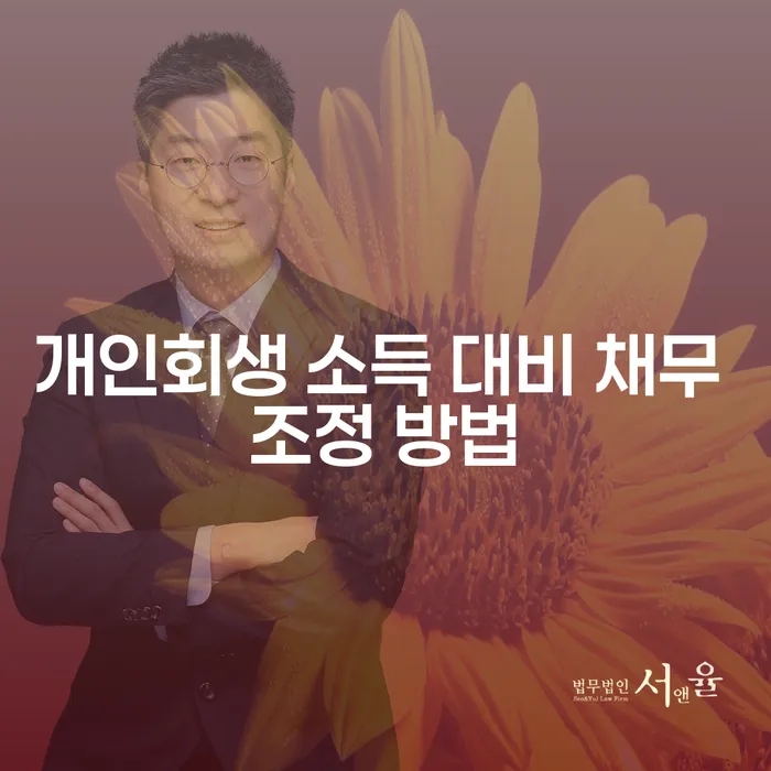 개인회생 소득 대비 채무 조정 방법을 아시나요?