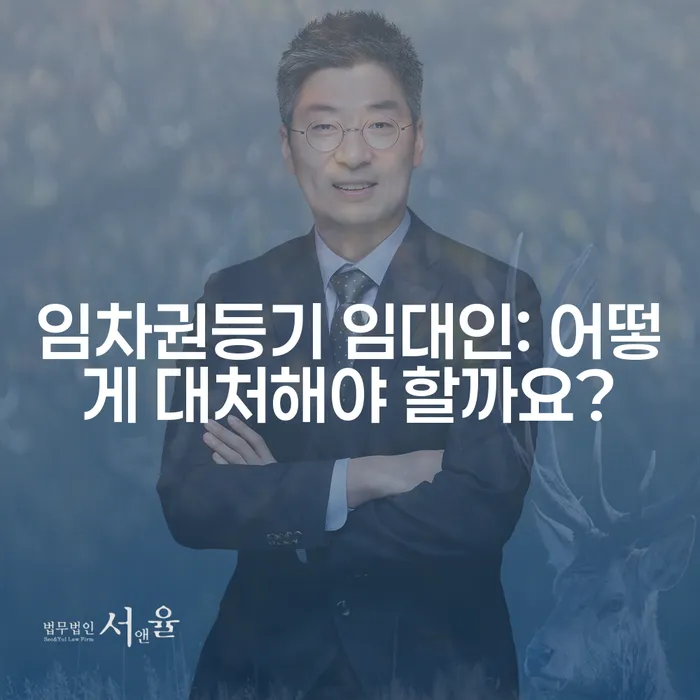임차권등기 임대인: 어떻게 대처해야 할까요?